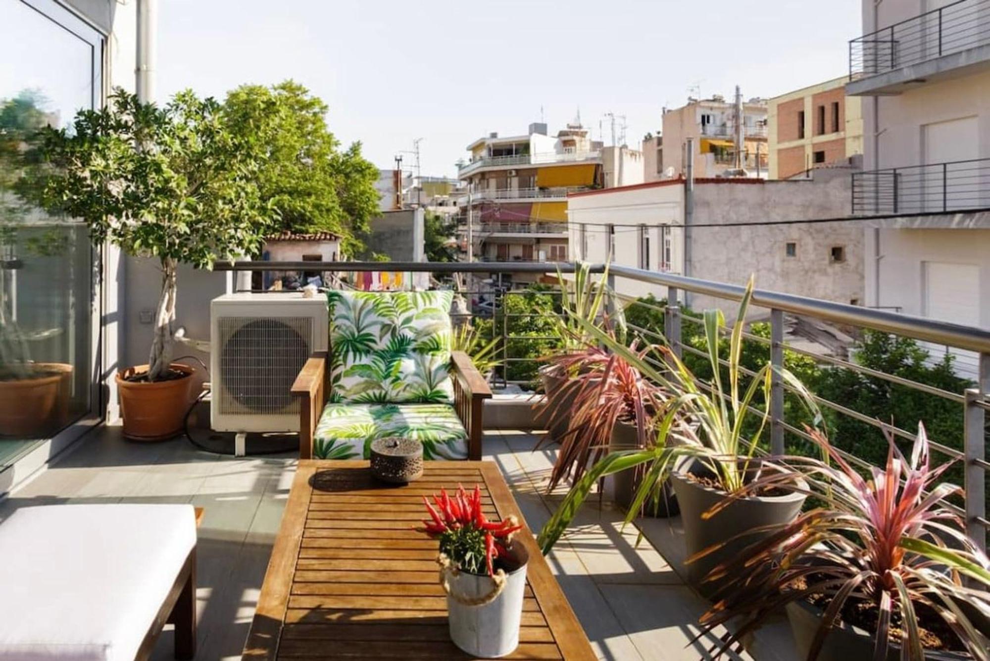Stylish Boutique Loft With Private Balcony Apartment Athens Exterior photo