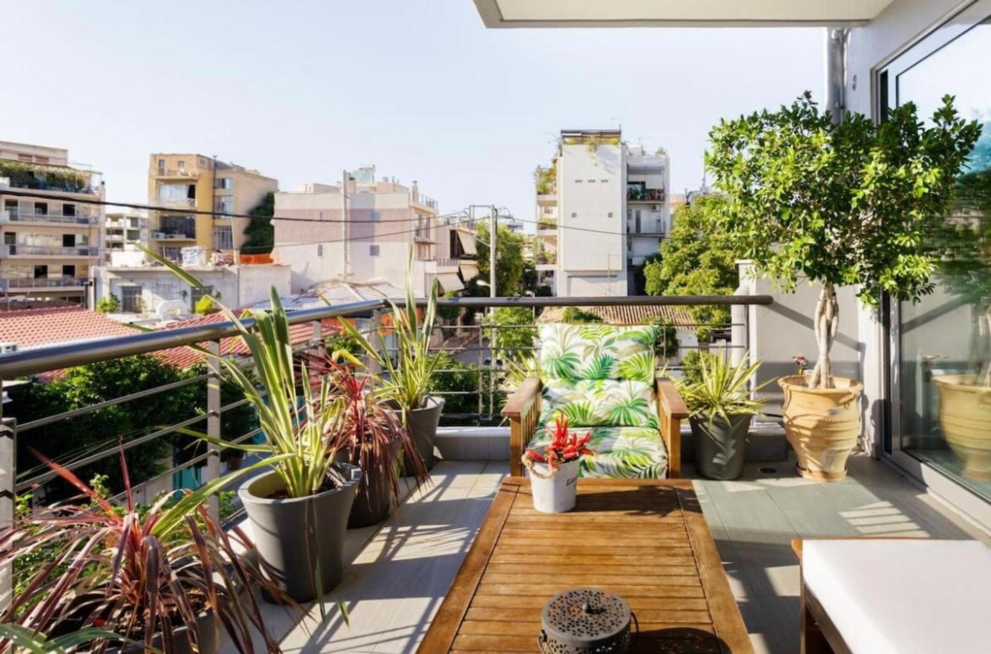 Stylish Boutique Loft With Private Balcony Apartment Athens Exterior photo