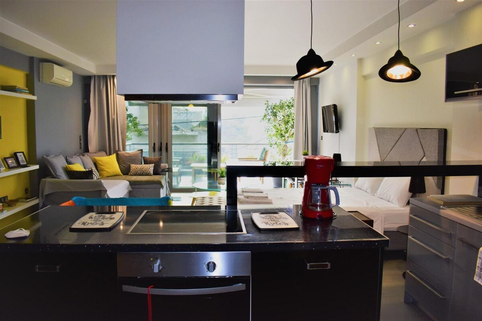 Stylish Boutique Loft With Private Balcony Apartment Athens Exterior photo